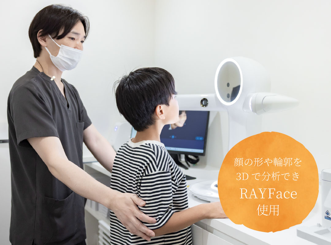 顔の形や輪郭を3Dで分析できるRAYFace使用